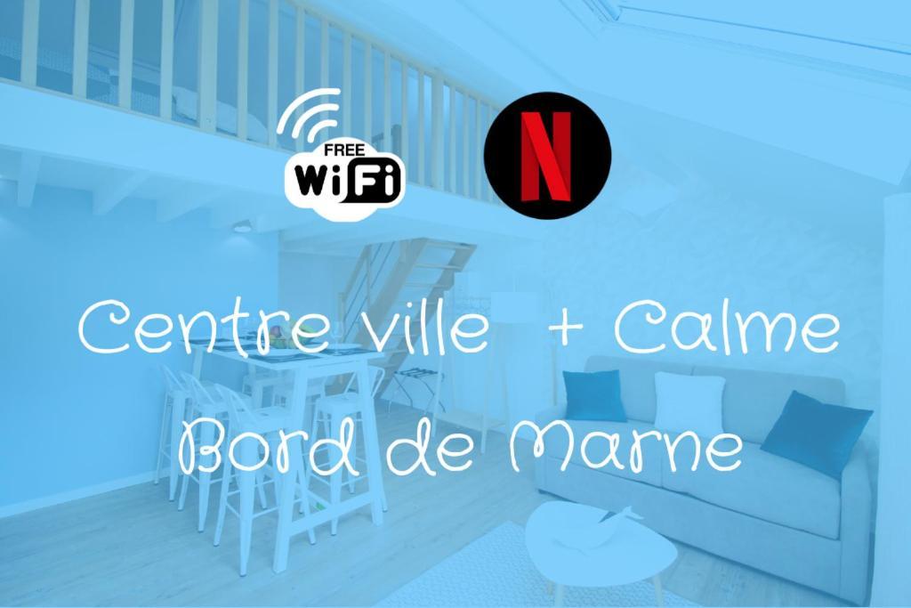 Self Checkin Automatique - Downtown - Antarctique Apartment La Ferte-sous-Jouarre Luaran gambar